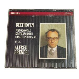 Beethoven Piano Sonatas 13 to 25 Alfred Brendel Classical Audo Music 4 Cd Set u